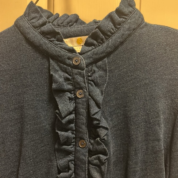 Boden Ruffle Henley - Picture 3 of 5